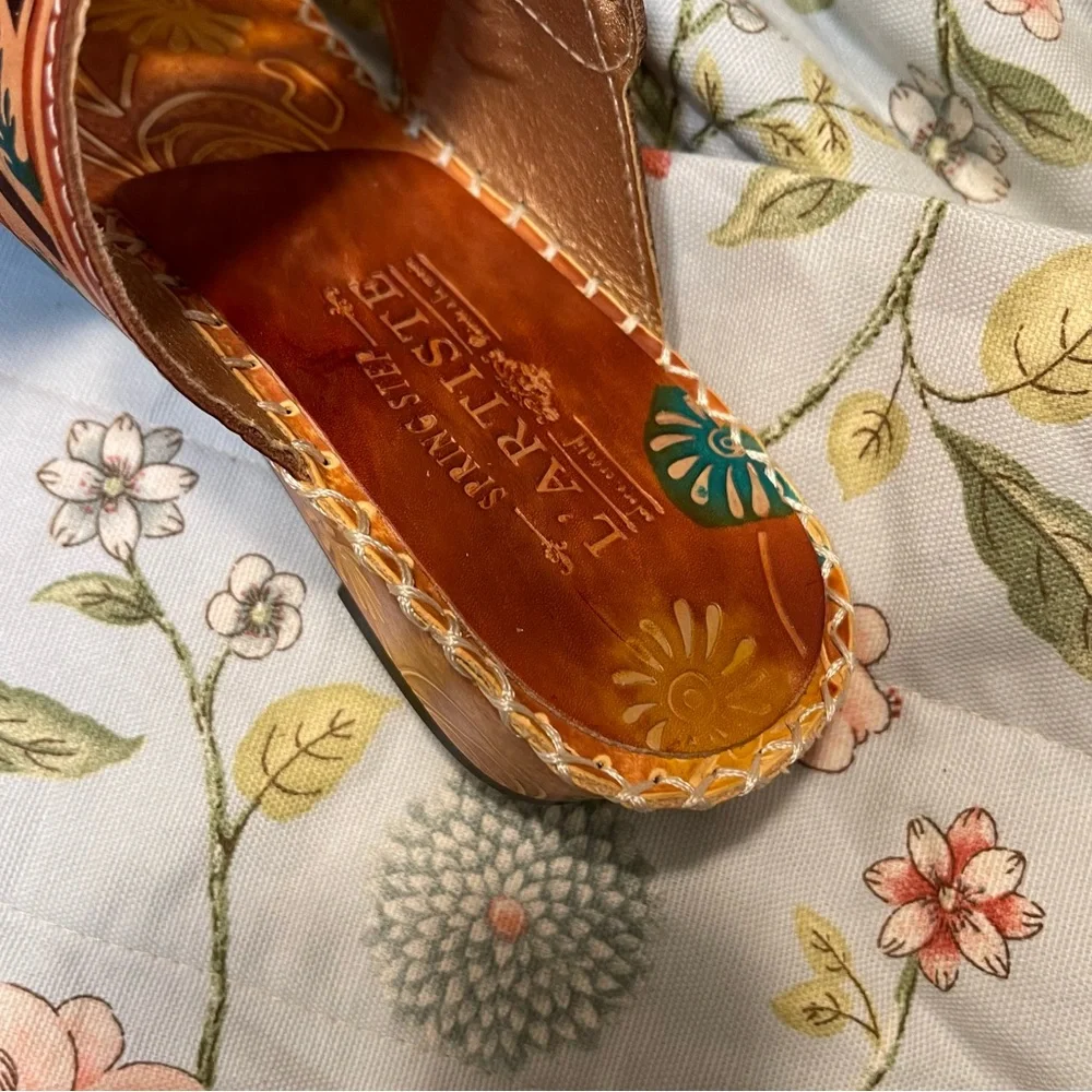 L’artiste Santorini Slide Wedge Sandal